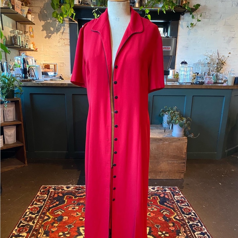 Vintage buttons down blazer dress L